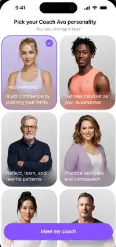 Choosing a Coach Avo personality